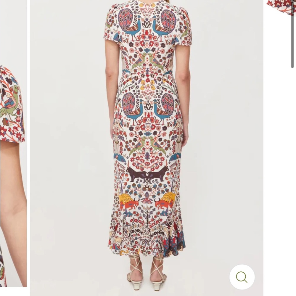 RHODE Colorful Patterned Midi Dress - Picture 6 of 6